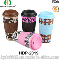 Tasse de café en plastique sans BPA à double paroi durable (HDP-2019)